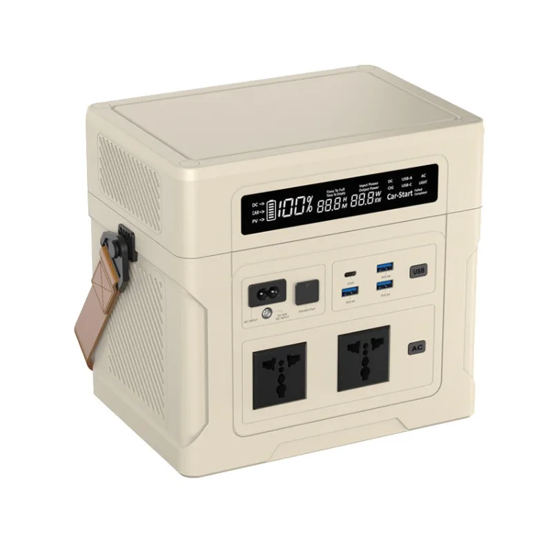 1000 watt outdoor power bank, exquisite camping, power accompanying, farewell adapter