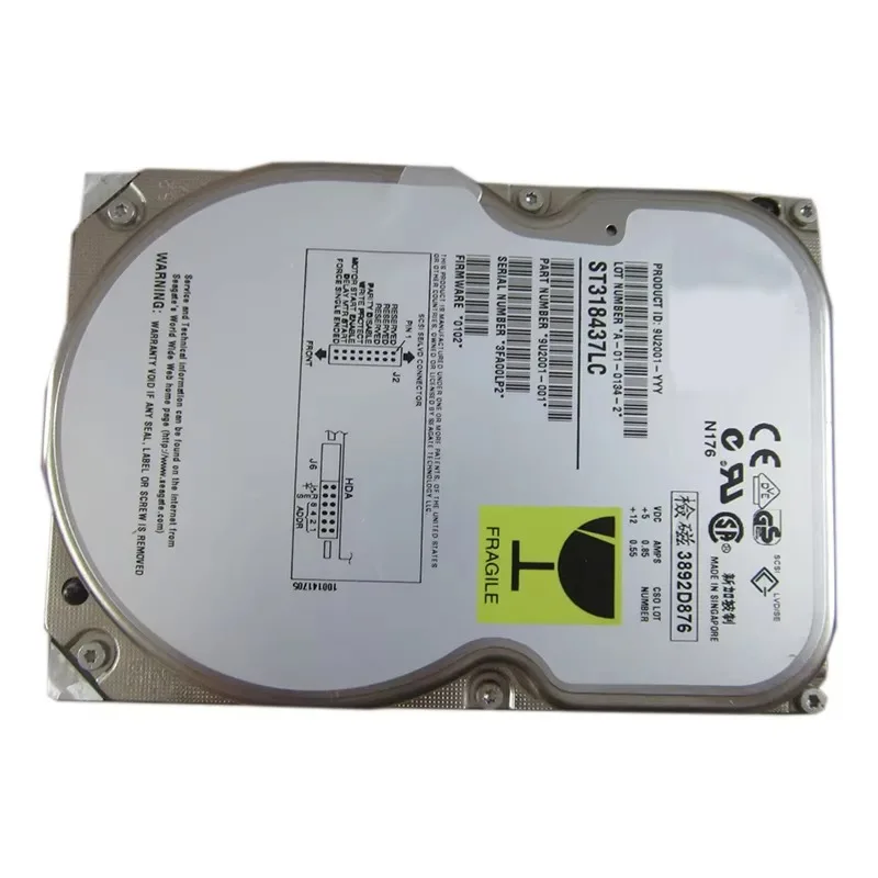 

100%New in Box 1 Year Warranty ST318437LC 18G 80pin 7200RPM U160 Need More Angles Photos, Please Contact Me