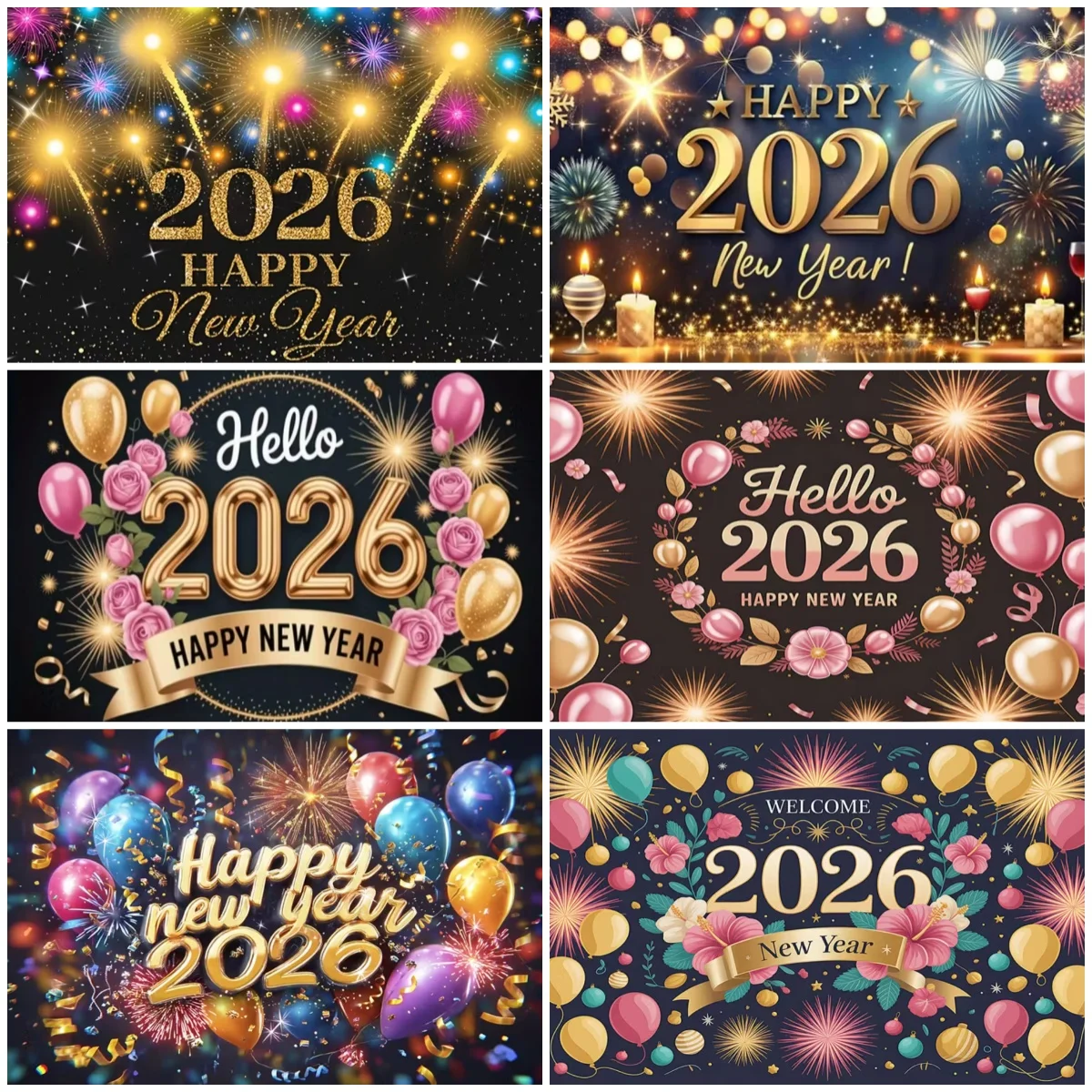 2026 سنة جديدة سعيدة خلفية ساعة ذهبية سوداء لوازم التصوير خلفية احتفال الأسرة الطرف الديكور صورة تبادل لاطلاق النار الدعامة