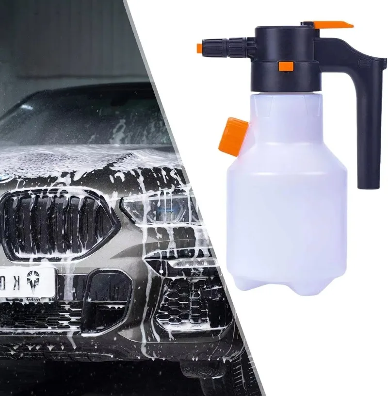 Car Detailing Spray Nozzle Gun with 2L Electric Snow Foam Sprayer Bottle for Auto Cleaning view 4