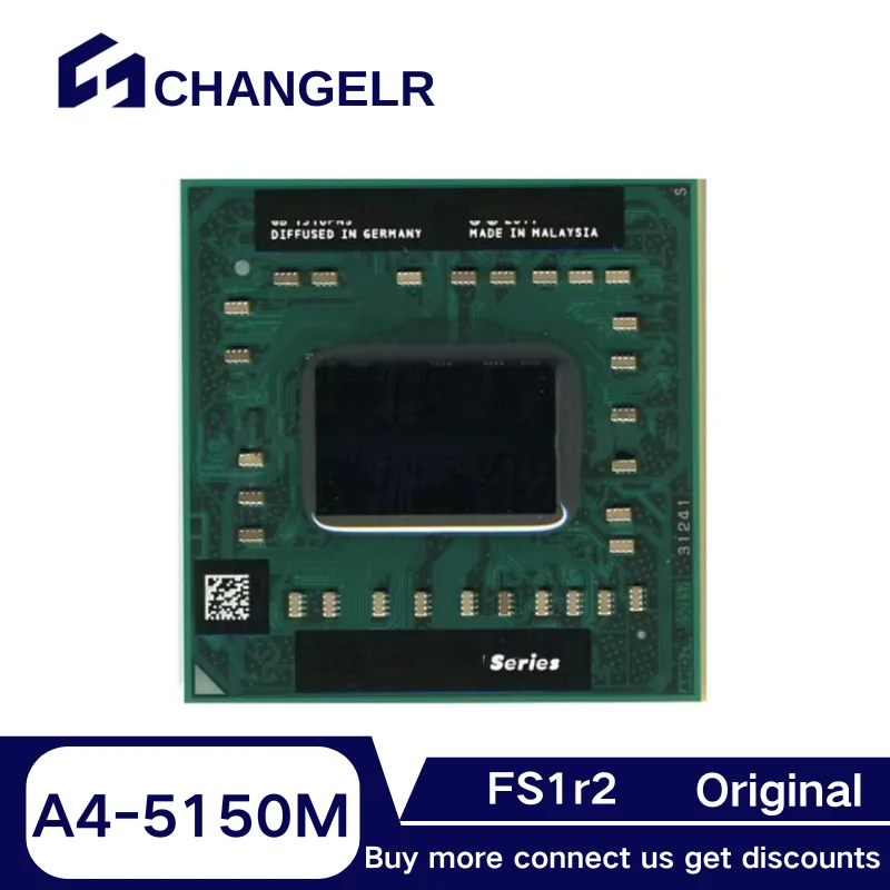 

A-series A4 5100M Series A4-5150M A4 5150M AM5150DEC23HL PGA ноутбук процессор Socket FS1