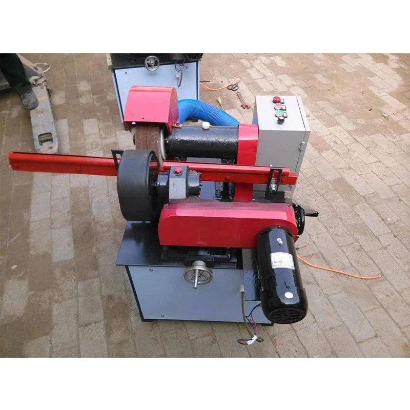 Steel pipe and bar outer circular polishing machine, round pipe and round rod rust removal machine
