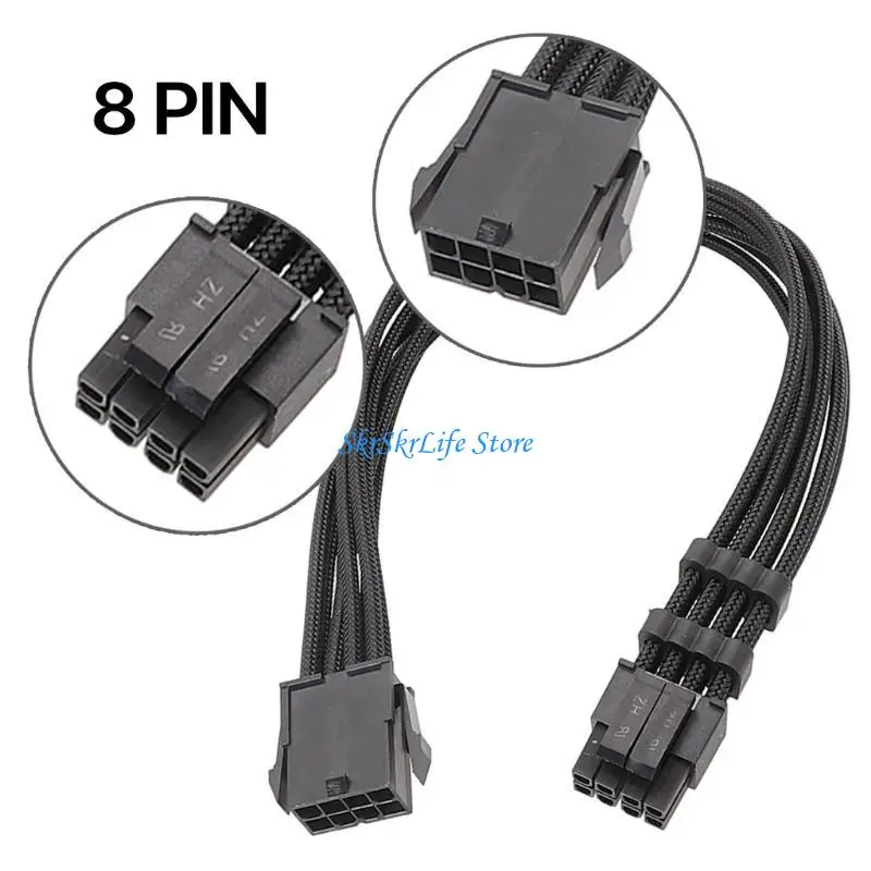 

E65E CPU 8 PIN -контакт до 8PIN 4+4 Power CPU CPU 8PIN CABLE для питания компьютерного материального платы