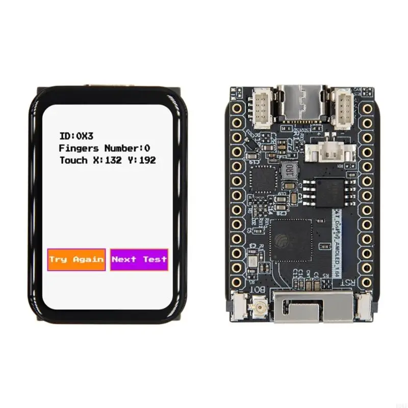 منصة تطوير إلكترونيات B0KF مع 1.64 بوصة AMOLED TOUCH