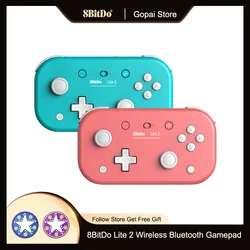 Беспроводной Bluetooth геймпад 8bitdo Lite 2 для Nintendo Switch, Lite, Android и игрового контроллера Raspberry Pi