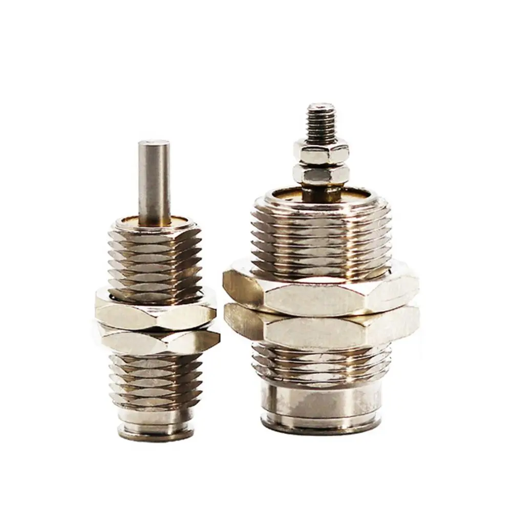 1Pcs Bore 6/10/15mm CJPB Pneumatic Cylinder SMC Type Single Acting Mini Air Cylinder Spring Return Silver Tone