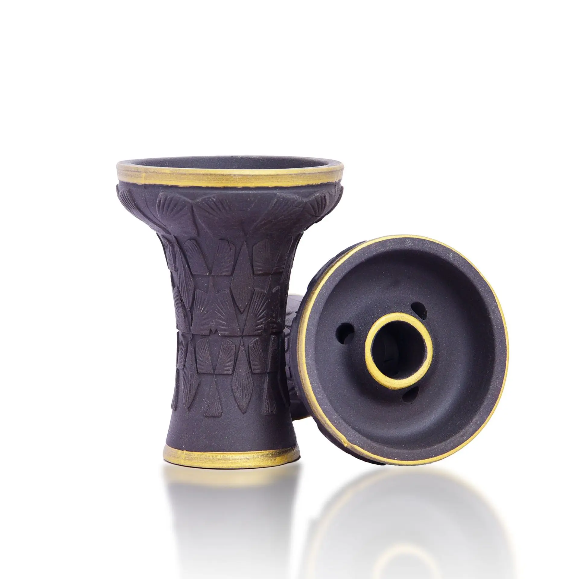 Source hookah accessories long handled tobacco pot ceramic head material bowl tobacco bowl shisha porous