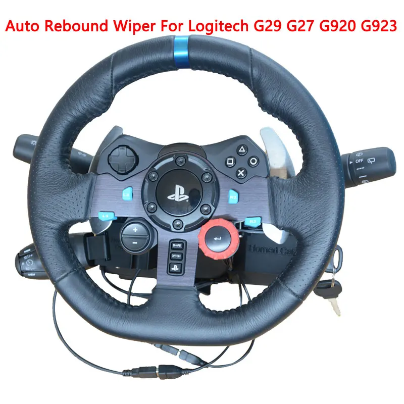Racing Simulator Steering Wheel Turn Signal Headlight Wiper Auto Rebound Cruise control Switch For Logitech G29 G27 G920 G923