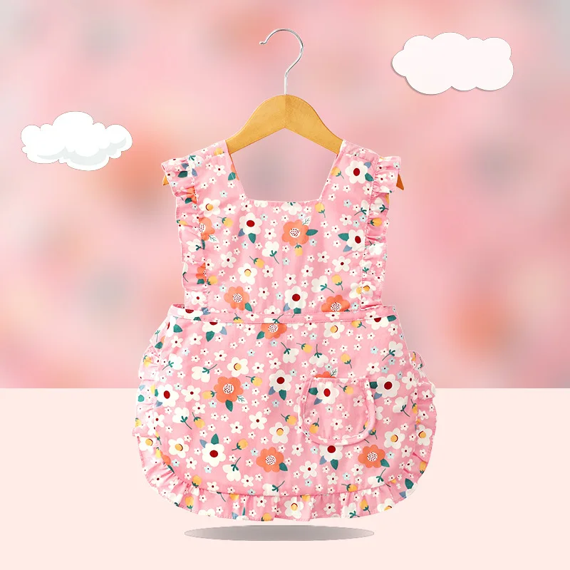 Sleeveless Bibs For Children Baby Kids Toddler Waterproof Long Sleeve Art Smock Feeding Bib Apron Fit 0-6 Years