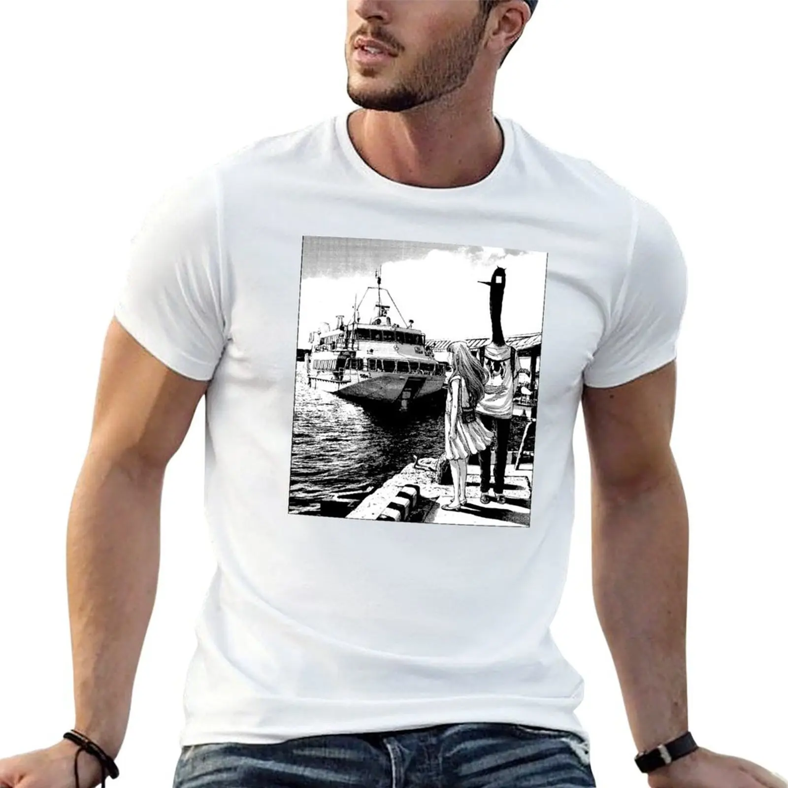 

Punpun - By the Sea T-Shirt g man t shirts for men printed t shirts for man T-Shirt