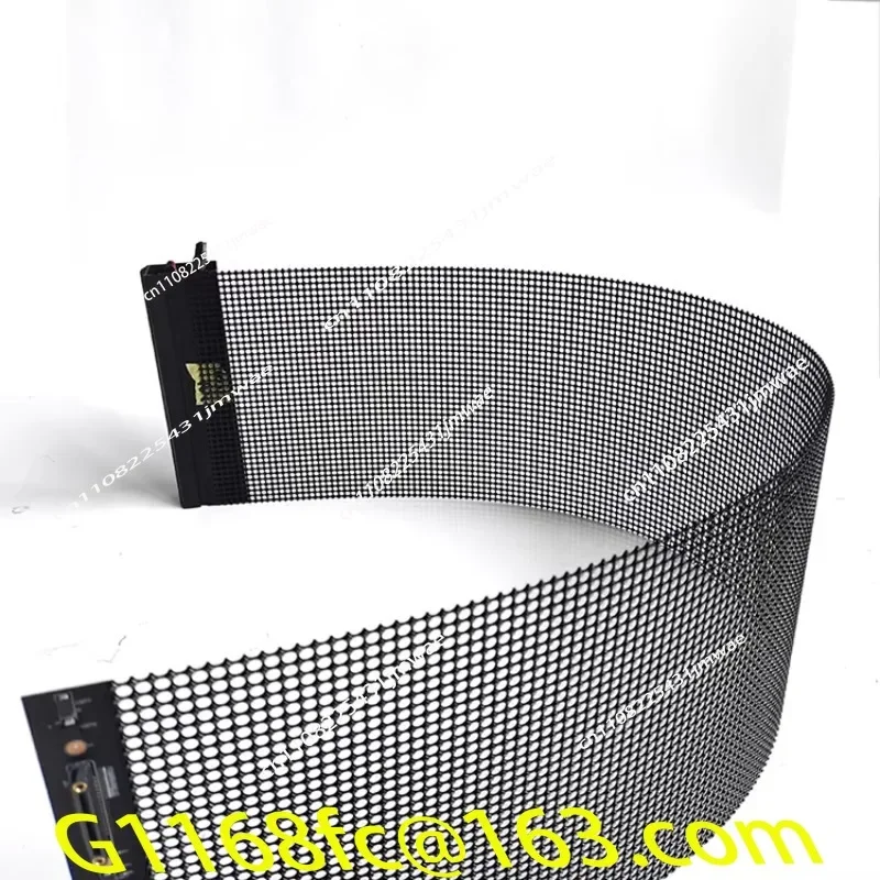High Definition LED Holographic Projection Screen Interactive Advertising Transparent 3D Holographic Invisible Screen Part