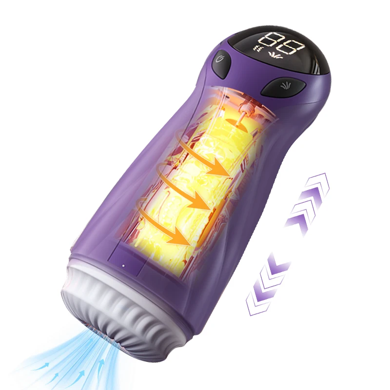 Tentacle Suction Masturbator Cthulhu Automatic Thrusting Rotating Male Stroker with 9 Modes & Heating Lovecraft Horror Sex Toy