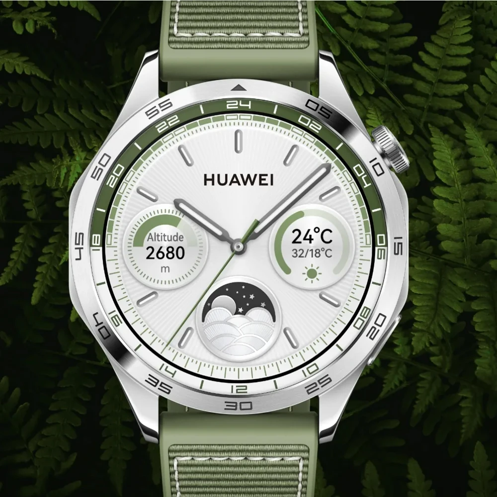 ساعة ذكية، ساعة هواوي GT 4، ساعة ذكية، وجوه ساعة مخصصة، بطارية تصل إلى 14 يومًا، هواوي TruSeen ™   5.5، الرد على مكالمات بلوتوث