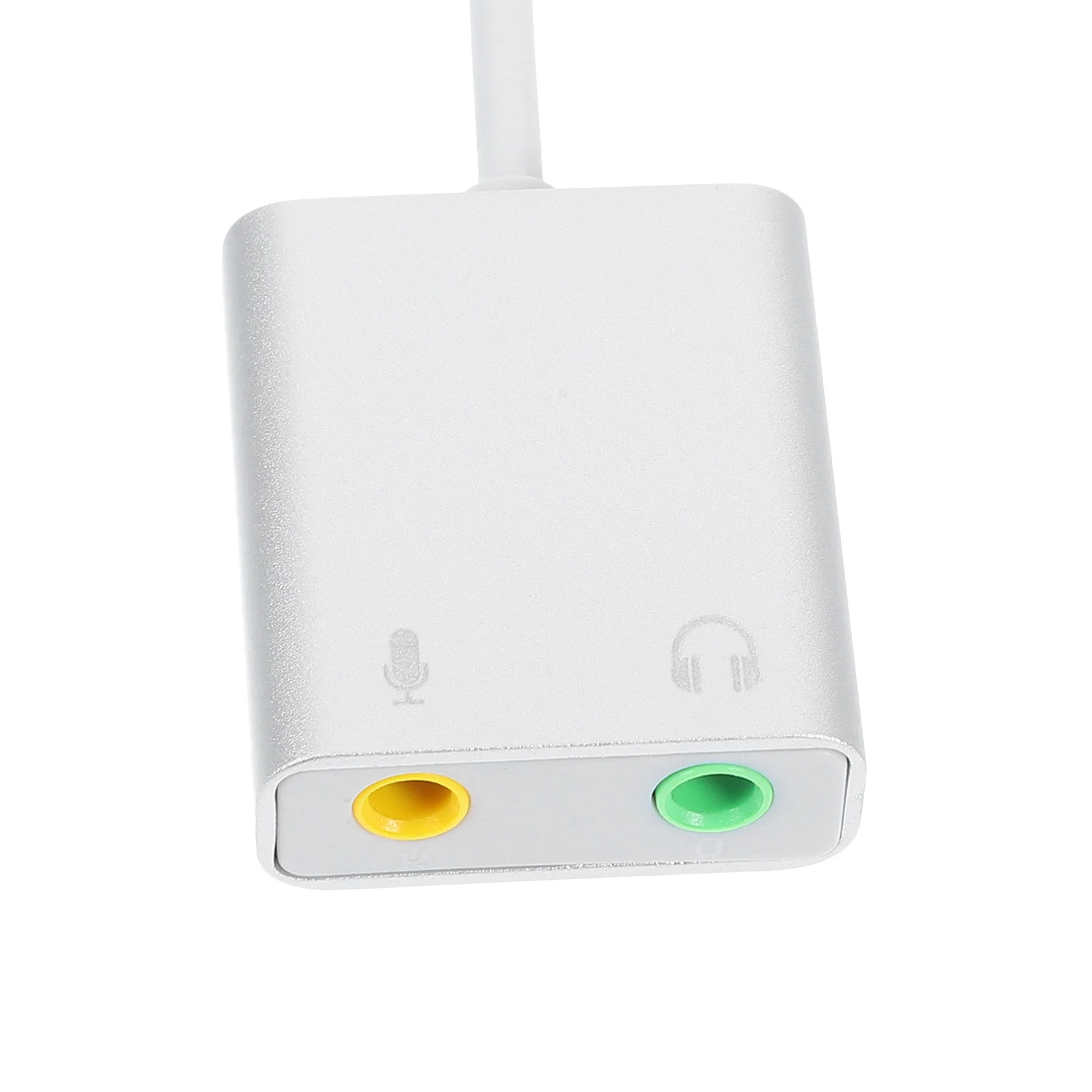 Sound Card Adapter Gaming Audio Headphone Splitter Mic Stereo Audio Converter for Pc Computer Laptop