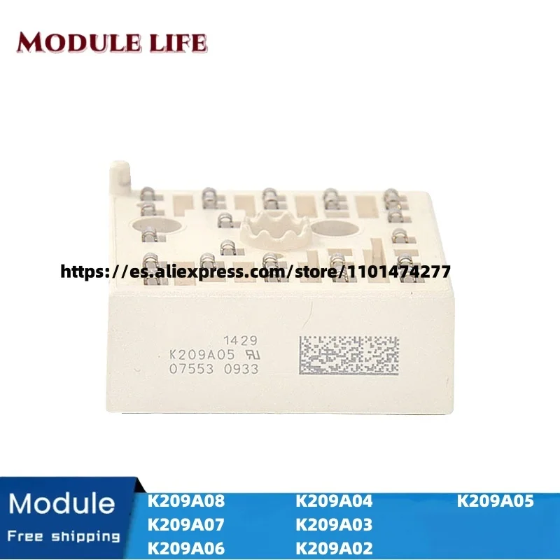 

K209A02, K209A03, K209A04, K209A05, K209A06, K209A07, K209A08 Brand new original IGBT module