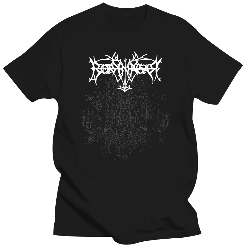 Borknagar Men  Cold Runs The River Tee T-shirt Black