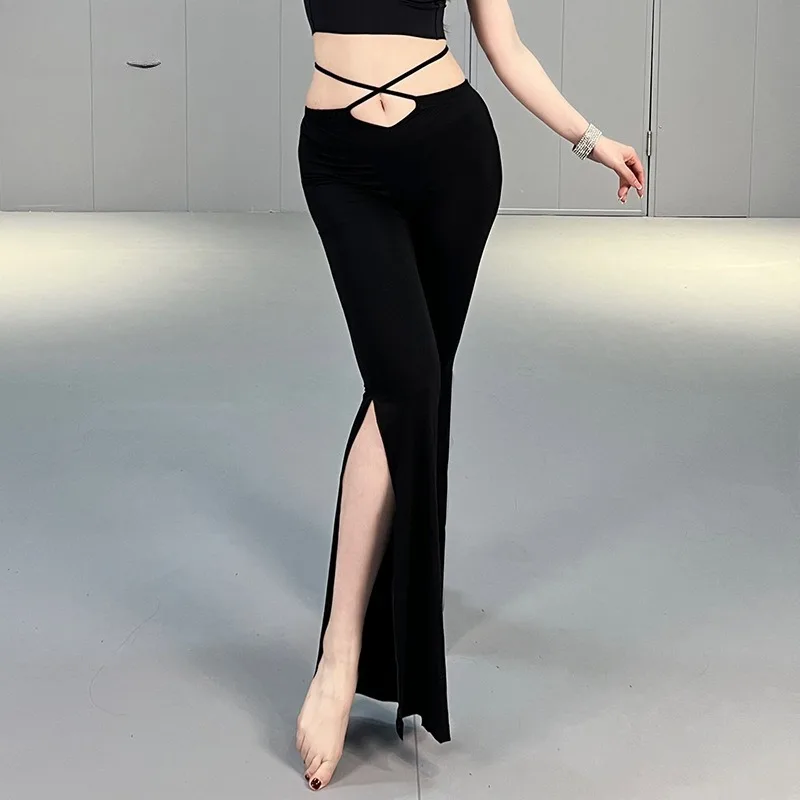 2025 New Flared Yoga Pants for Women High Waist Tummy Control Breathable Lightweight Salsa Dance Costume