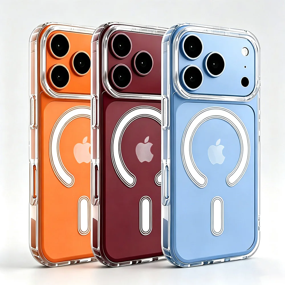Für Magsafe Handyhülle für iPhone 18 Pro Max 17 Pro 11 15 16 Pro Max 14 13 12 Magnetische Kabellose Lade-Schutzhülle