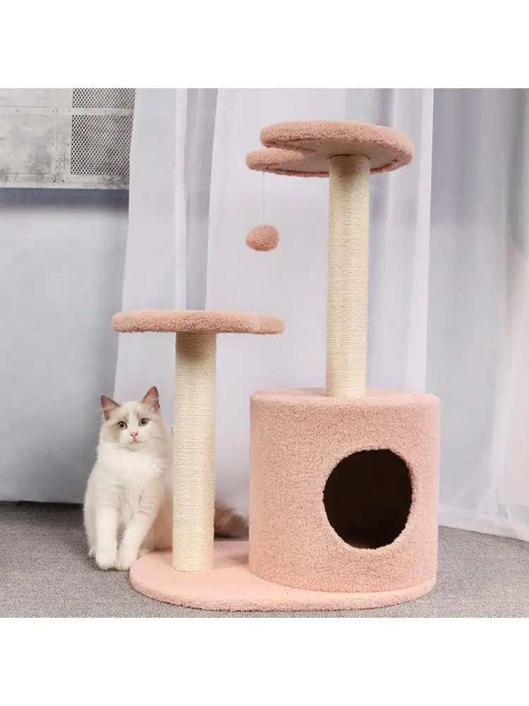 

Cat Climbing Frame Can Be Used In All Seasons Cat Nest Cat Tree Pet Cat Nest Cat Toy Sisal Cat Platform