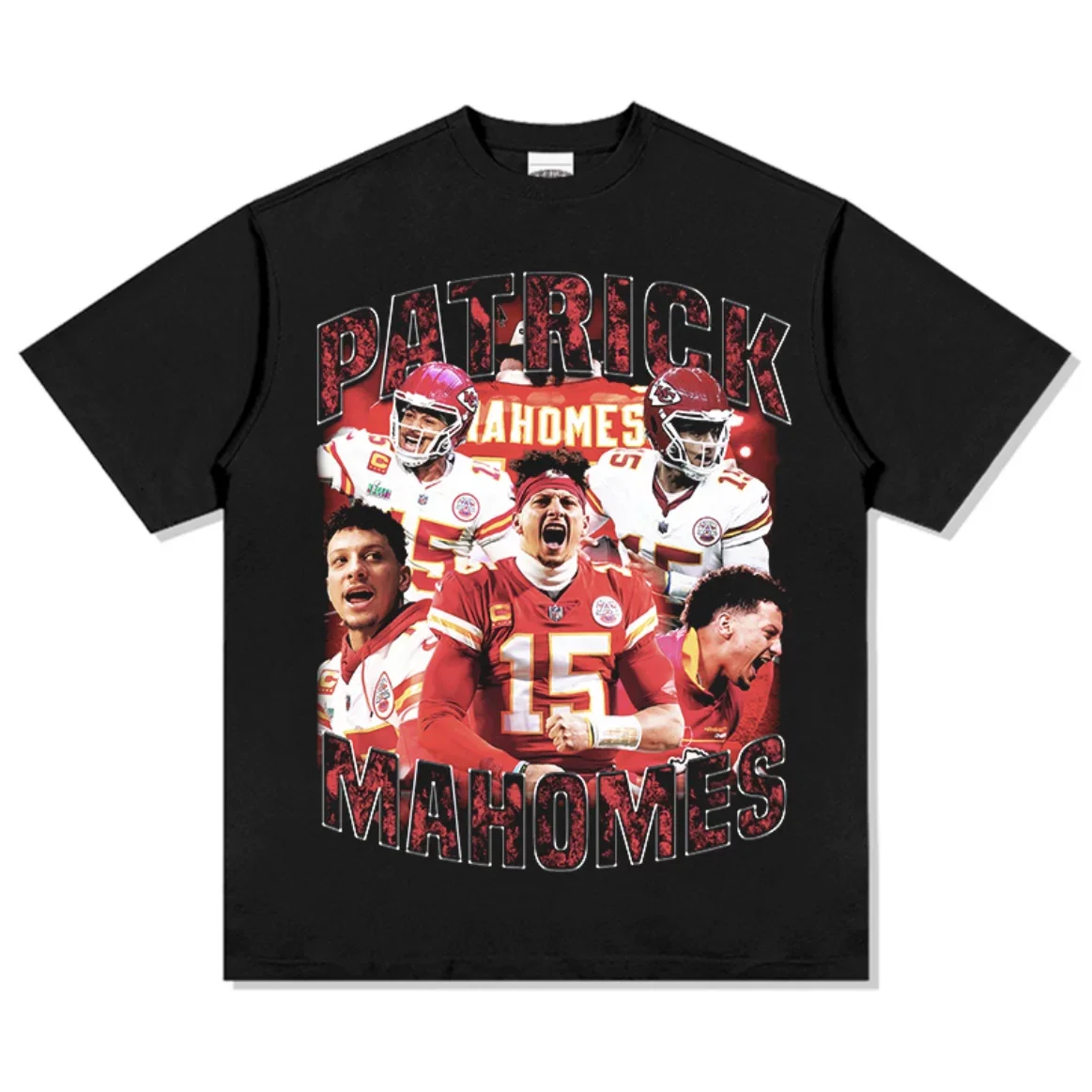 

Patrick Mahomes Rugby Star Printed Men's Oversized Graphic T-Shirt Premium Cotton Tee Vintage Print Casual Fashion