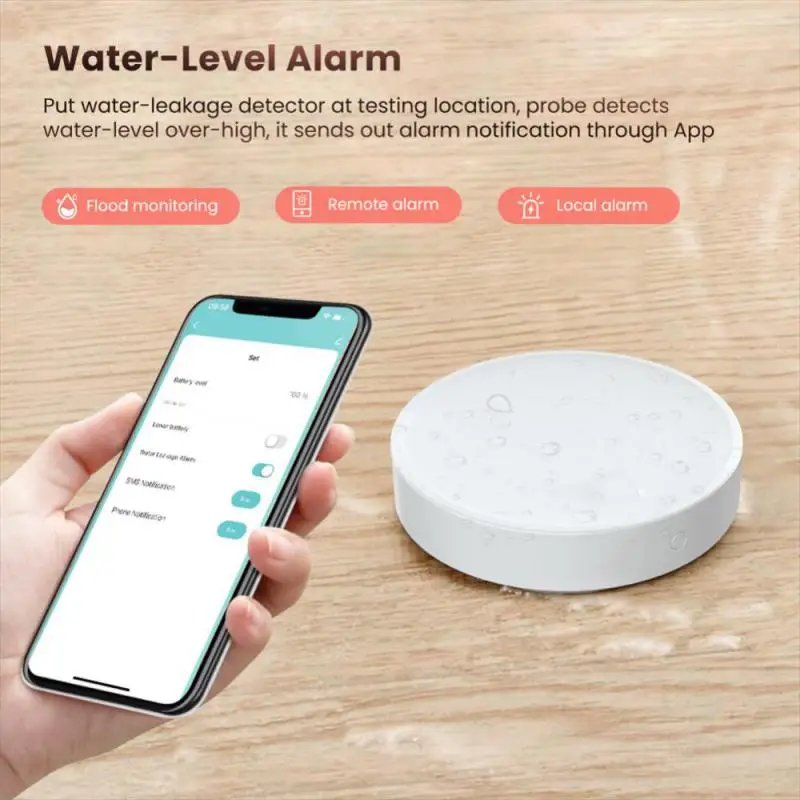 Tuya ZigBee Smart Wasser leck detektor App Benachricht igung Warnungen Überlauf sensor Sicherheits alarmsystem für Alexa Google Home