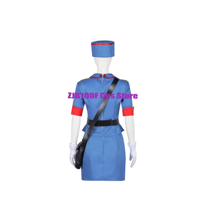 Anime Cosplay officer Jenny costume women sexy hat uniform dress set Halloween Christmas party girls woman police outfit