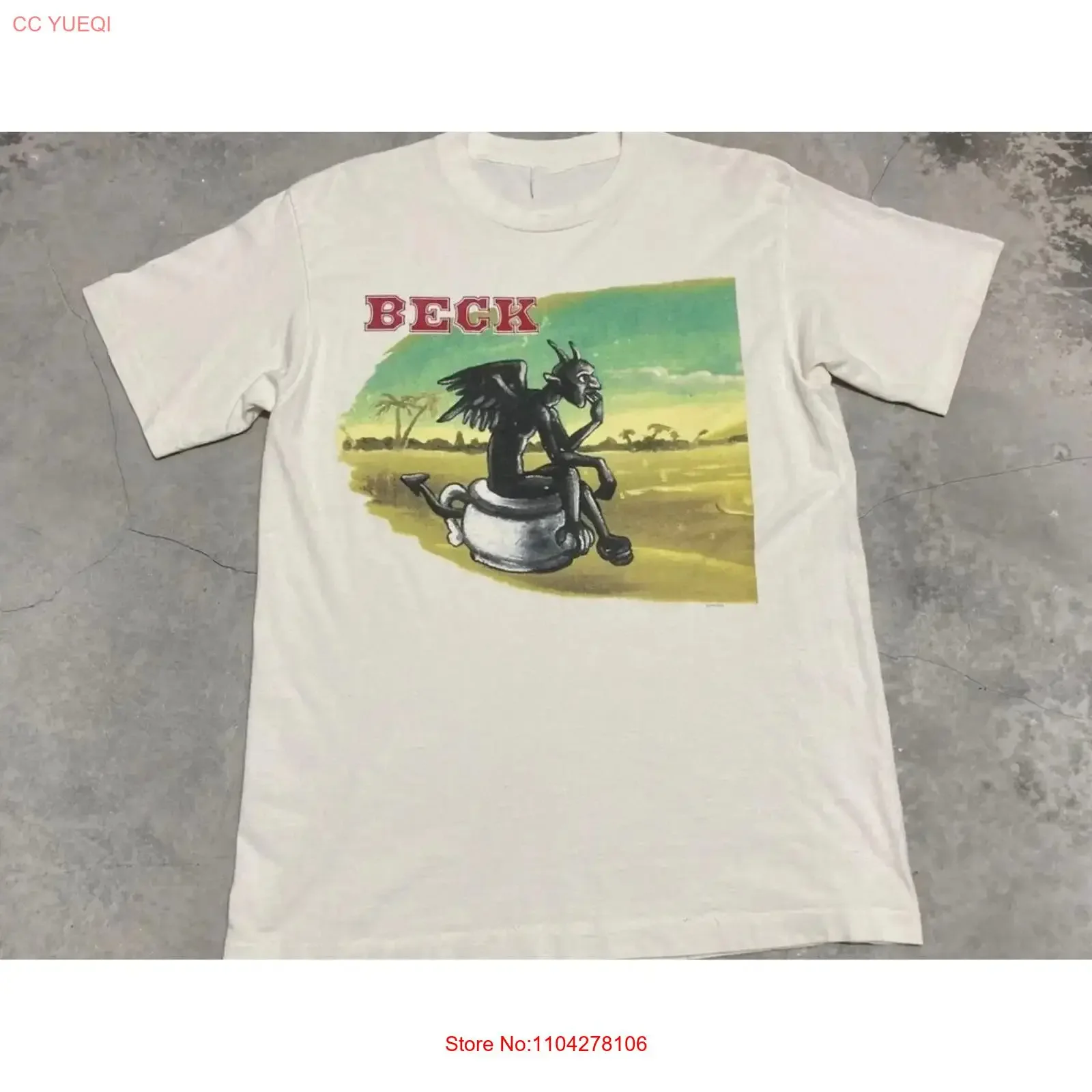 Beck Hansen 1996 Devils Haircut T Shirt Full Size S 5XL vintage Washed Slightly Comfortable Stylish designer clothes graphic