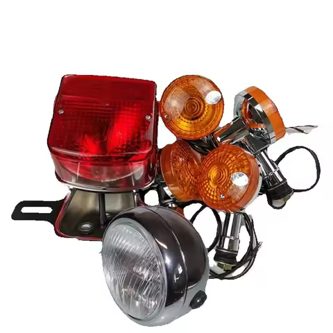 Motorycle Modified Head Light for Honda Lifan Dayang Suzuki Haojue GN125 QJ125 QS125 HJ125-8 Front Lamp/Tail Lights/Indicators