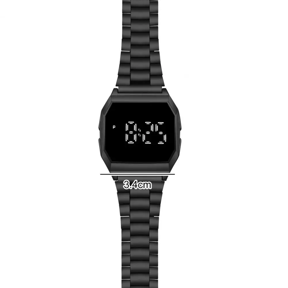 Unisex Sweatproof Relógio De Pulso, Elegante Display LED, Adultos