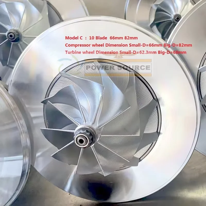 RACING Billet Wheel GTX3582R Universal Turbo Cartridge CHRA Core GT35 GT3582R GTX3584R Dual Ball Bearing Turbocharger 400-750HP
