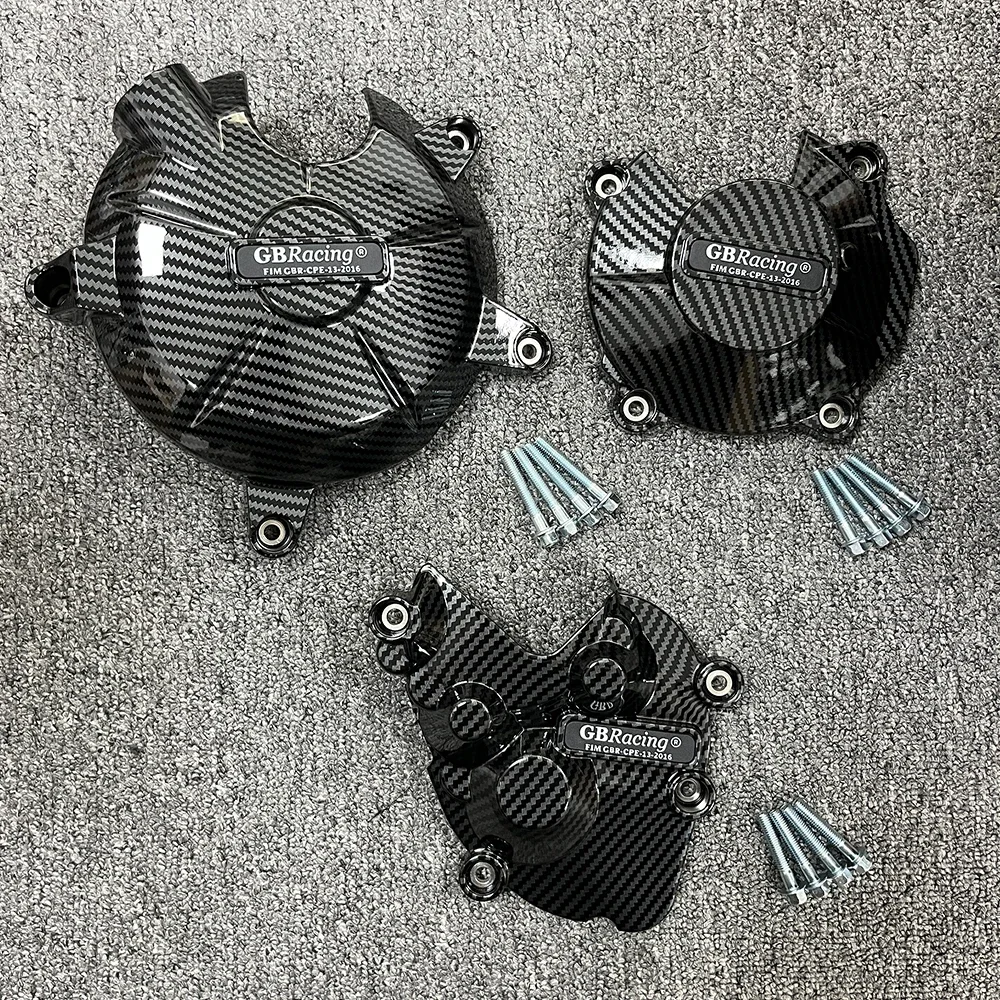 

NINJA ZX-6R 07-12 Engine Protection For KAWASAKI Ninja ZX-6R 636 13-25 Engine Cover Motorcycle Protective Carbon Fiber Texture