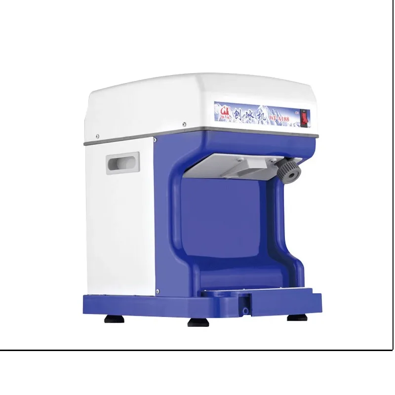 Ice shaver, fully automatic adjustable thickness milk tea shop ice crusher