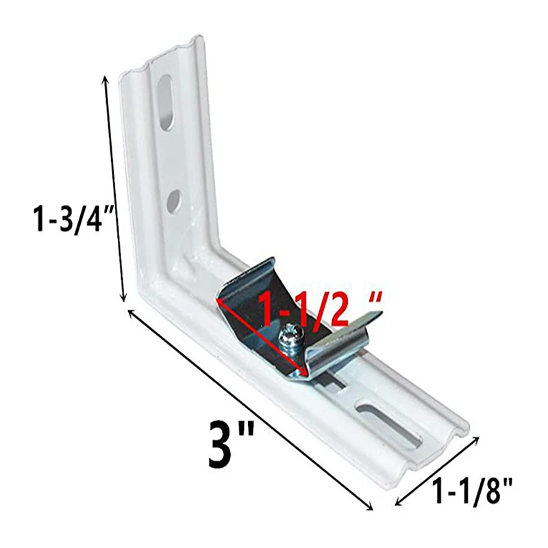 1/2 قطعة 3 بوصة عمودي أعمى قوس كليب المعادن الأسطوانة مصراع سحب الستار تحديد تصاعد حامل الملحقات