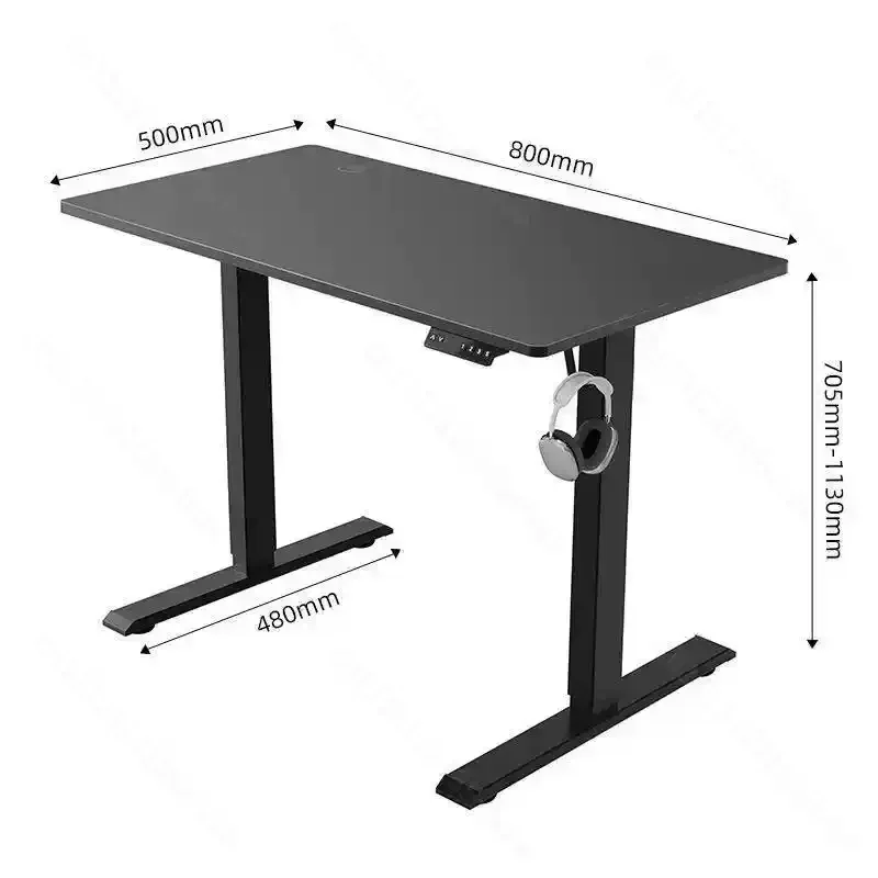 Height Adjustable Single Motor Electric Sit-Stand Desk Frame Lifting Table Base DIY Assembly for Home & Office Computer Desk