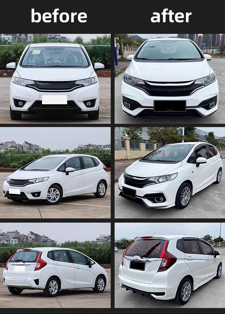 Body kit Front bumper Mask Assembly for Honda FIT JAZZ GK5 14-20