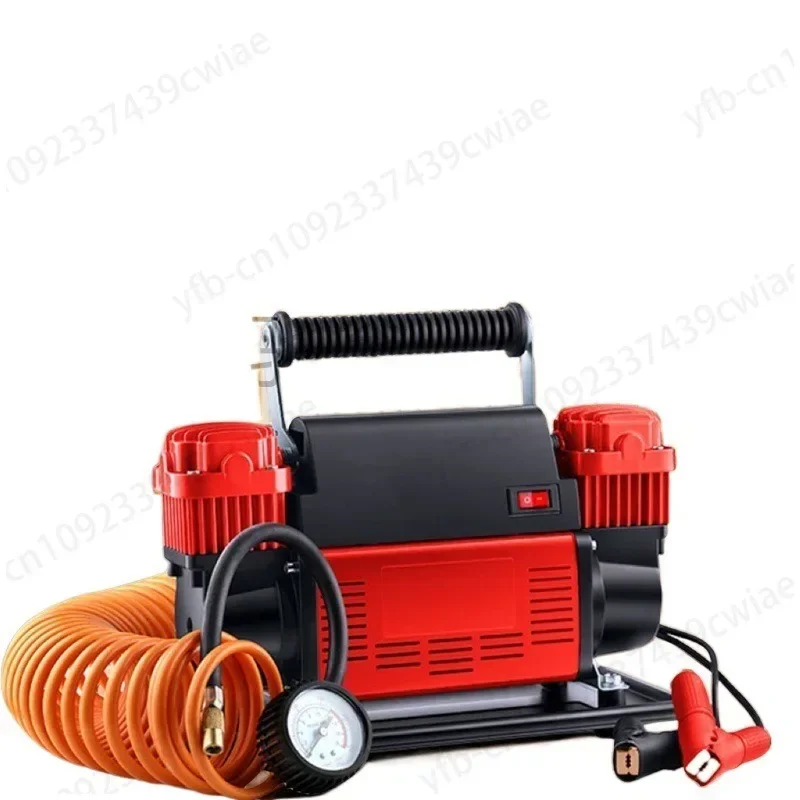 

Portable Air Compressor Tire Inflator Car Dual-Cylinder Air Pump 780W High-Power High-Pressure Air Pump with Mechanical Watch