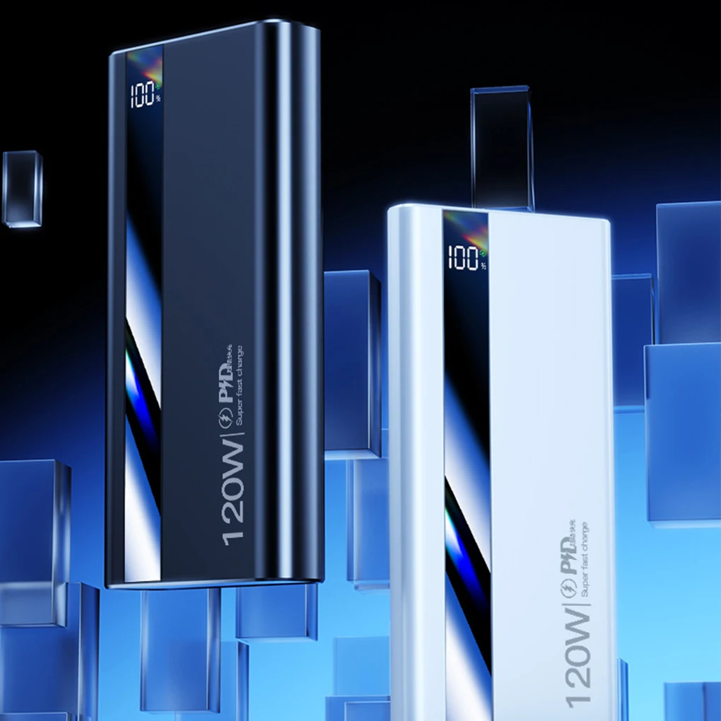 120 واط 200000 مللي أمبير شحن سريع قوة البنك بطارية 100000 مللي أمبير قدرة عالية شاشة ديجيتال قوة البنك لشاومي آيفون سامسونج #5