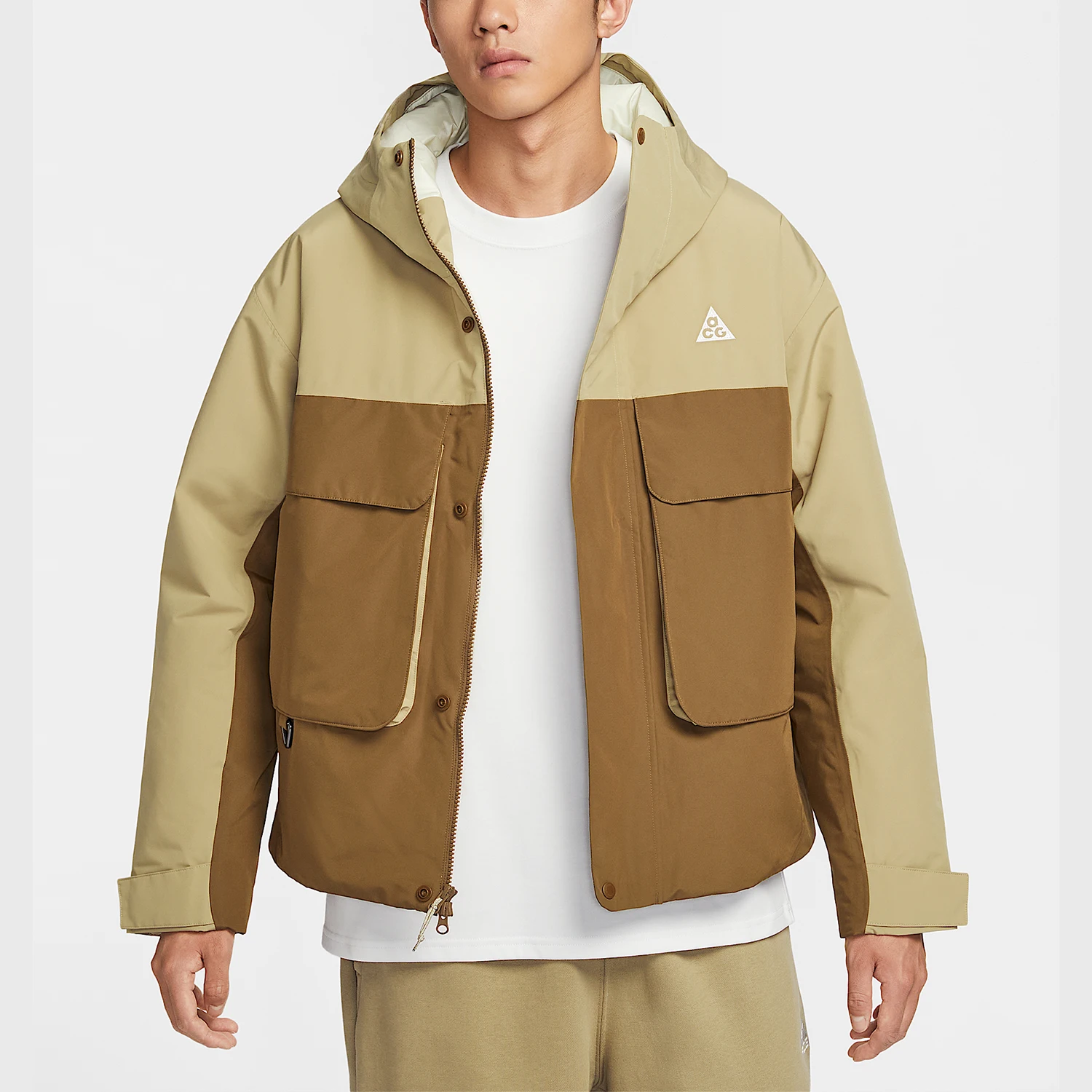 

Оригинальная мужская теплая ветрозащитная и водонепроницаемая хлопковая куртка Nike ACG FV8682-297