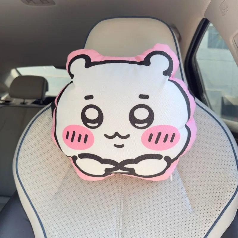 Jikikawa Cute Car Headrest - Car Seat Neck Support Pillow Kawai headrest cushion for reclining chair Comfortable and practical view 6