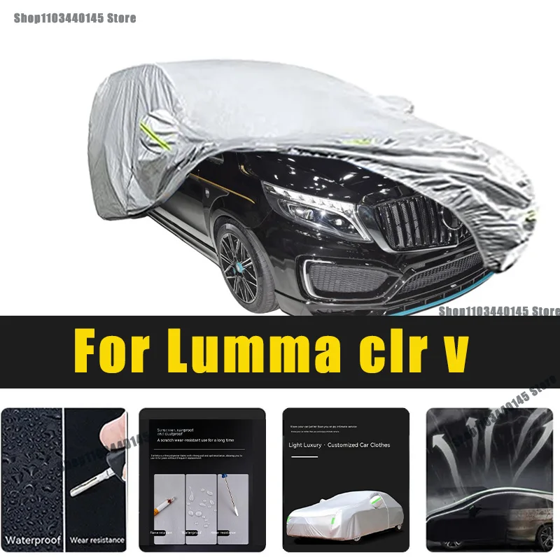 

Full Car Covers Outdoor Sun UV Protection Dust Rain Snow Oxford cover Protective For Lumma clr v Accessories car umbrella