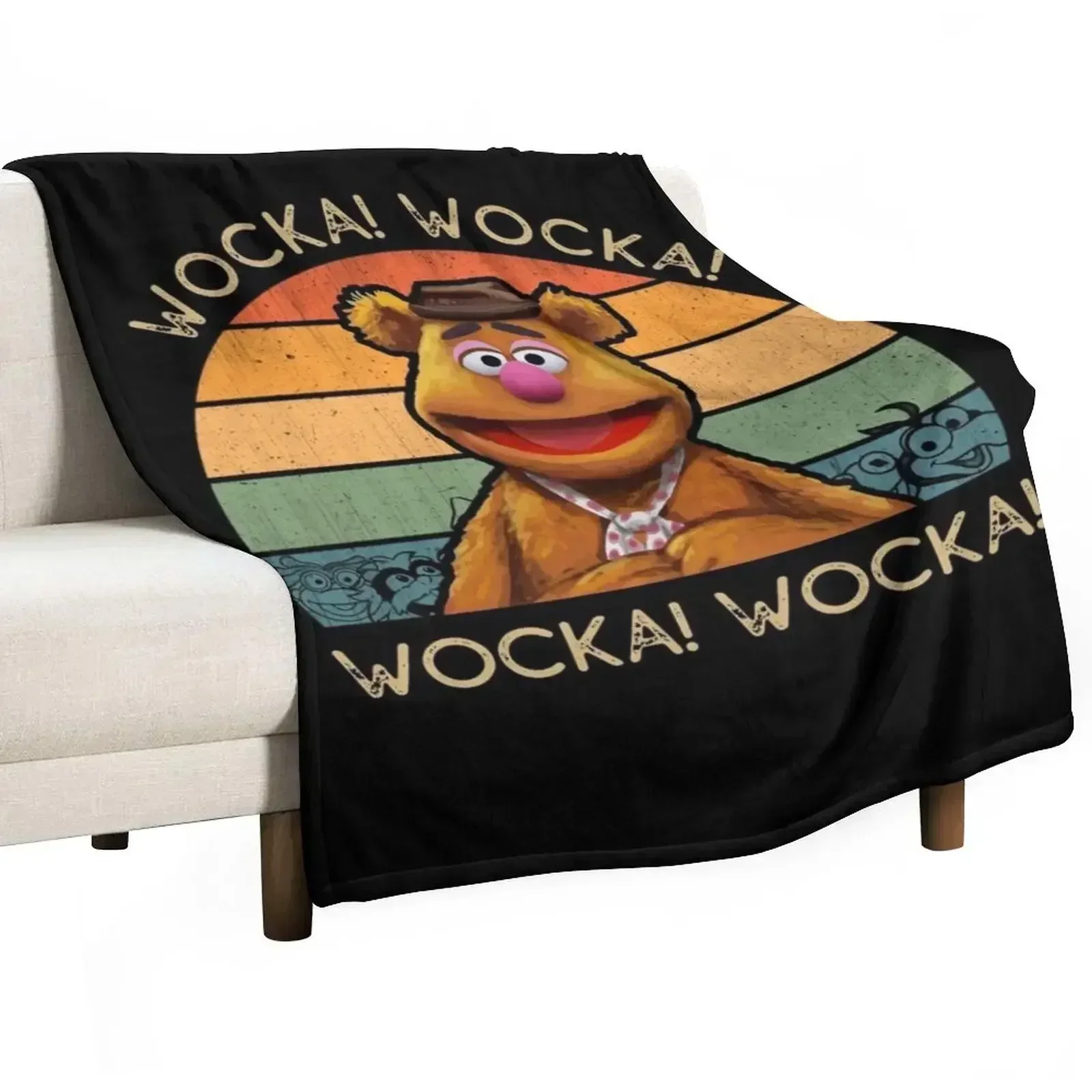 

Fozzie Wocka Bear Throw Blanket Versatile Cozy Throw Blanket for All Occasions