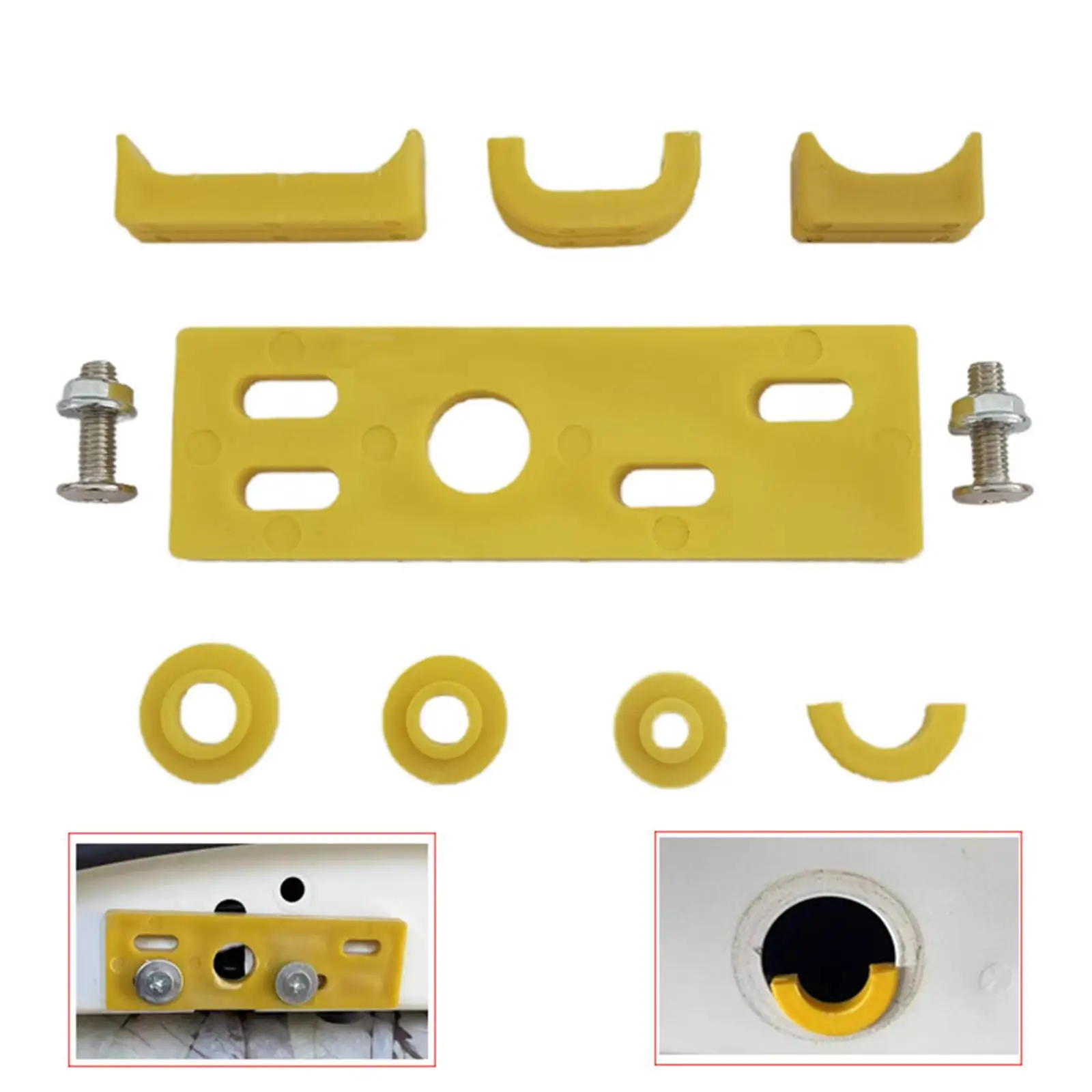

Набор инструментов для ремонта вмятин автомобиля, желтый стопор для кузова автомобиля, пластиковый набор съемников вмятин для автомеханика, автореставрации