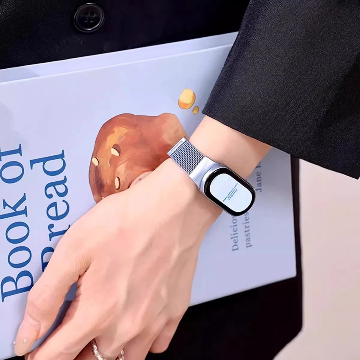 

Stainless Steel for Xiaomi Band 9/8nfc Magnetic Buckle Band for Mi Band 10 9 8 fashion metal watch band strap Accessories