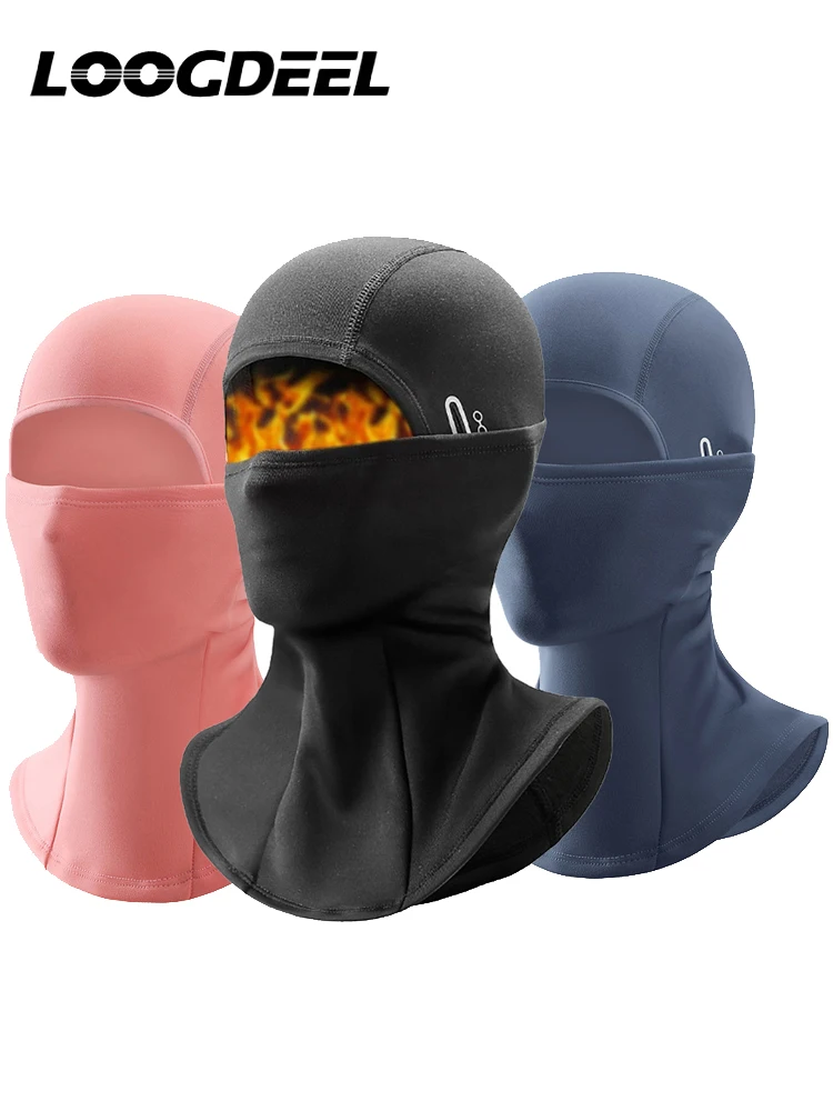 AliExpress LOOGDEEL Fleece Thermal Keep Warm Windproof Cycling Face Mask Mask Fishing Skiing Hat Headwear Winter Cycling Mask