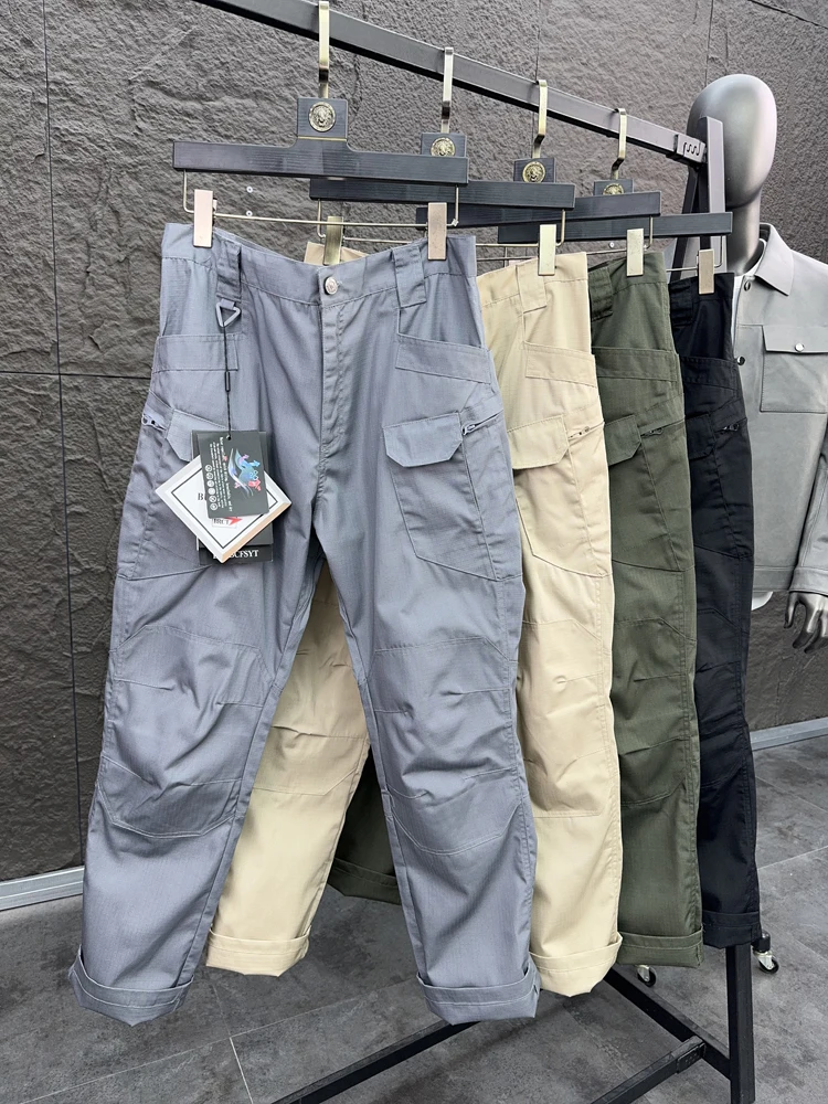 

Svip Xiong 600 Men's Outdoor Comfortable Straight Leg Casual Pants Pure Color Autumn Faion Workwear Trousers