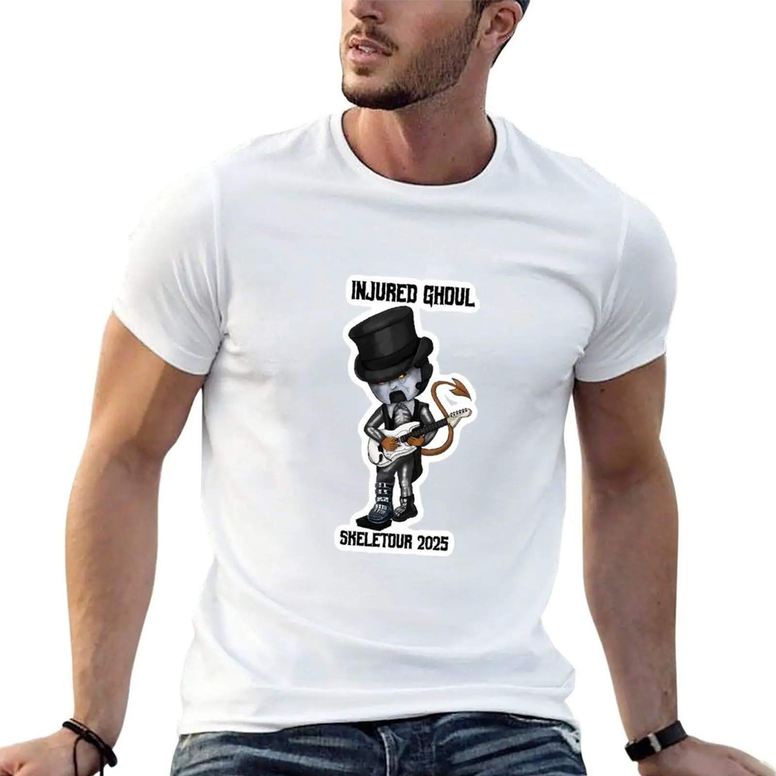 

Injured Ghoul Skeletour 2025 - Updated Boot T-Shirt man t shirt heavy cotton man t shirts graphic T-Shirt