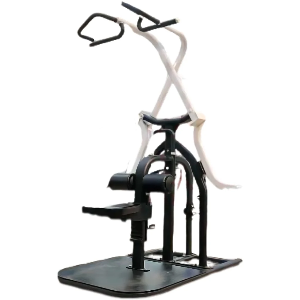 Plate Loaded Scissors High Pull Down Machine Commercial Gym Steel Strength Gear
