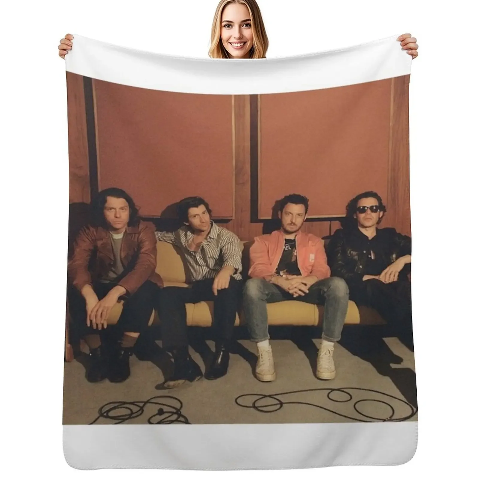 

4 guys in studi Throw Blanket Extra Large Throw Bed linens Comforter blankets ands Blanket