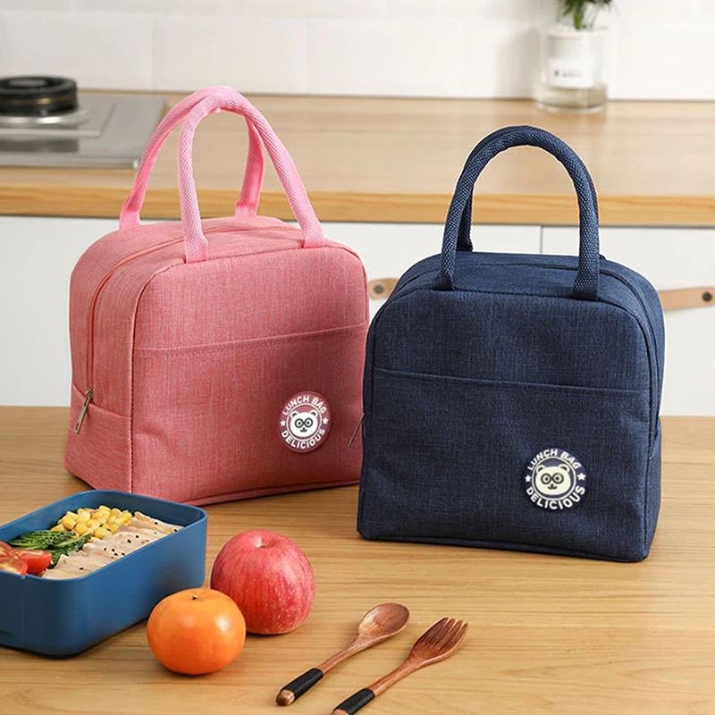 Lunch Box Picnic Travel Portable Food Storage Breakfast Thermal Food Bag Lunch Bag Insulation Cooler Bag For Adult Kids