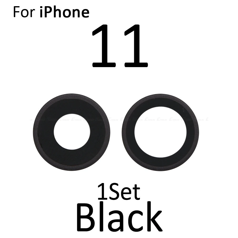 Rear Back Camera Glass Lens Ring Bezel Cover Frame Holder For iPhone 11 11 Pro Max Full Sets